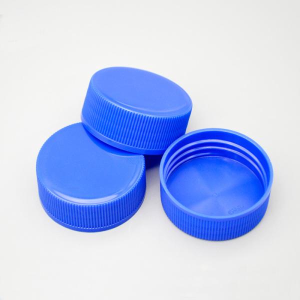 40 MM Plastic Cosmetic Screw  Bottle Cap 15.8 MM Height Ribbed Screw Cap