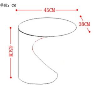 aviator furniture round smart table Aluminium coffee side table metal corner cafe tables industrial style furniture