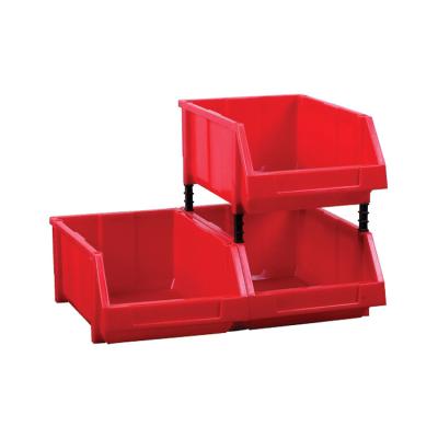 Large Warehouse Garage Tool Storage Picking Stackable Plastic Storage Part Bins Stackable Plastic Storage Bins Multi Function Plastic Shelf Bin Storage Racking Bin with Divider