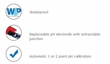 HI98127 pHep®4 waterproof pH/Temperature Tester