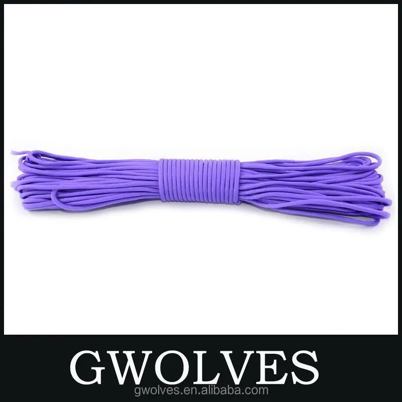 Customization 100FT 7 Inner Strand 550 Polyester Paracord Parachute Cord Camping Rope