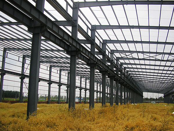 Prefabricated Metal Shed Building , Custom Size Metal Shed For Warehouse
