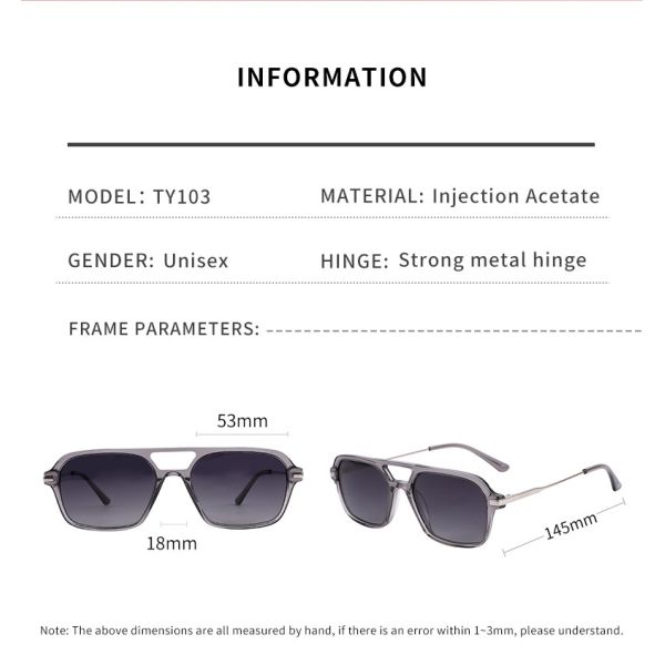 Винтажные квадратные солнечные очки ацетата, солнечные очки авиатора плоских людей 70s