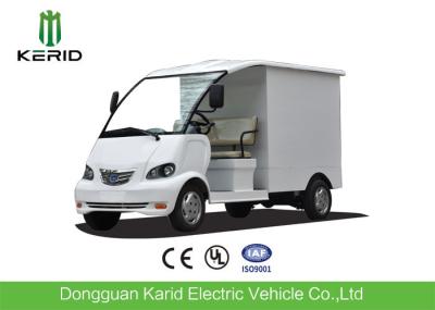 4kW DC Motor Driven Battery Powered Carry Van With Enclosed Cargo Box