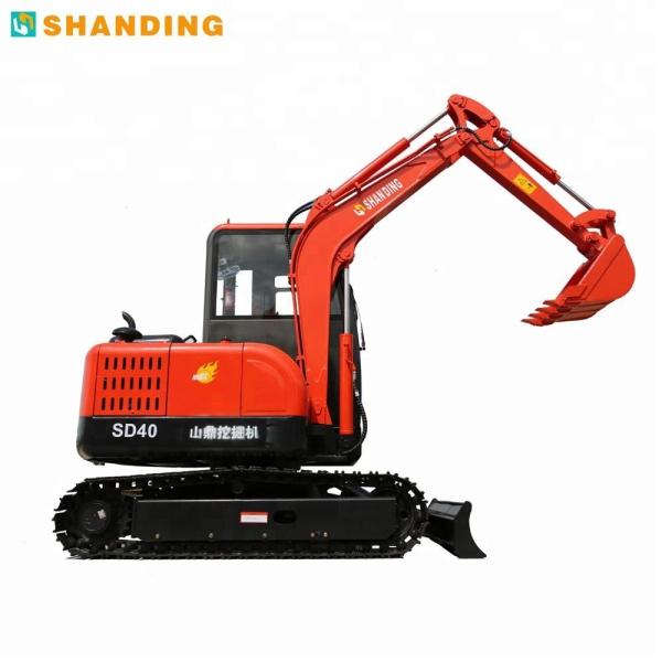 SD40B Mini Hydraulic Crawler Excavator / Quick SHANDING Micro Excavator