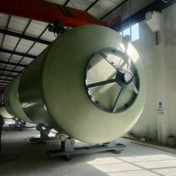удерживание очистки сточных вод танка 3600mm вертикальное цилиндрическое FRP химическое