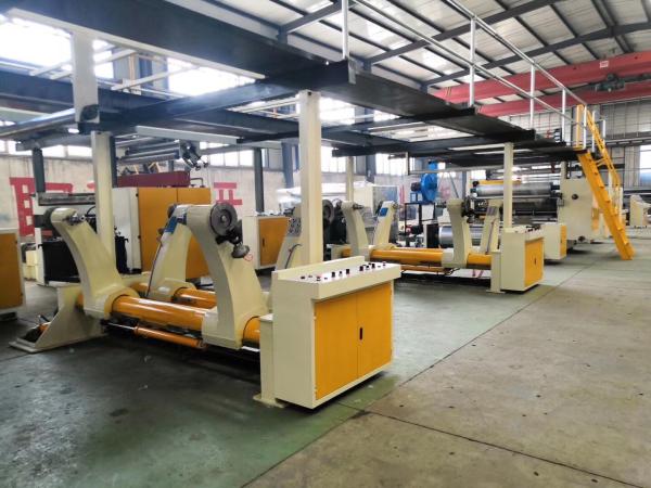 3 Ply 5 Ply Corrugated Cardboard Production Line 80-200 M / Min Easy Operation