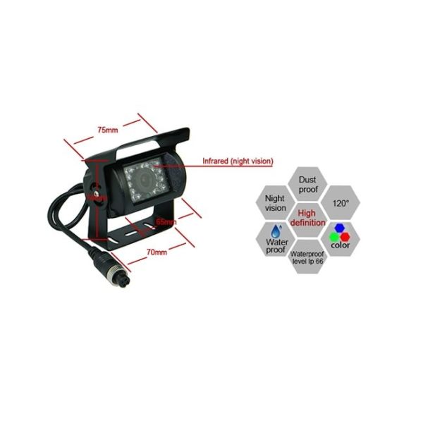 Водоустойчивая система IP 65 720P 1280 * камеры CCTV корабля разрешение 720