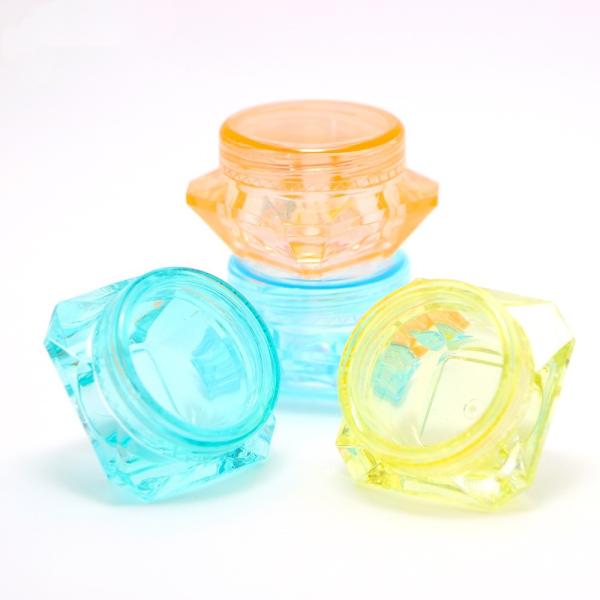 Frasco de creme facial ABS 3g 5g 3g/5g Diamond Face Box Rosa