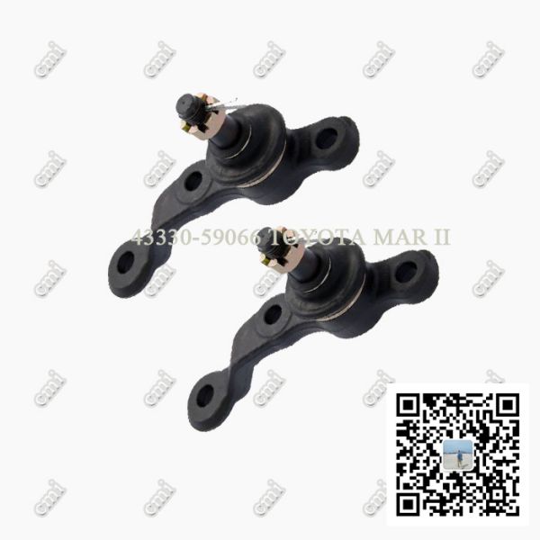 Шаровые шарниры подвеса ТОЙОТА МАР ИИ 43330-59066, покрытие цвета стали/серебра