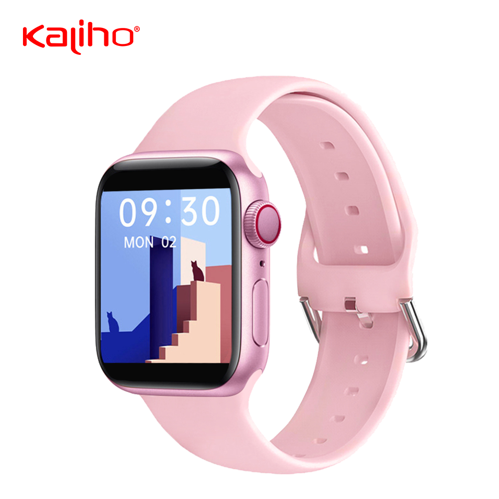 1.44inch large full touch screen digital body skin temperature sensor square dial custom gps tracking caller id GTS2 smart phone calling S9 watch call function access control ladies female kids