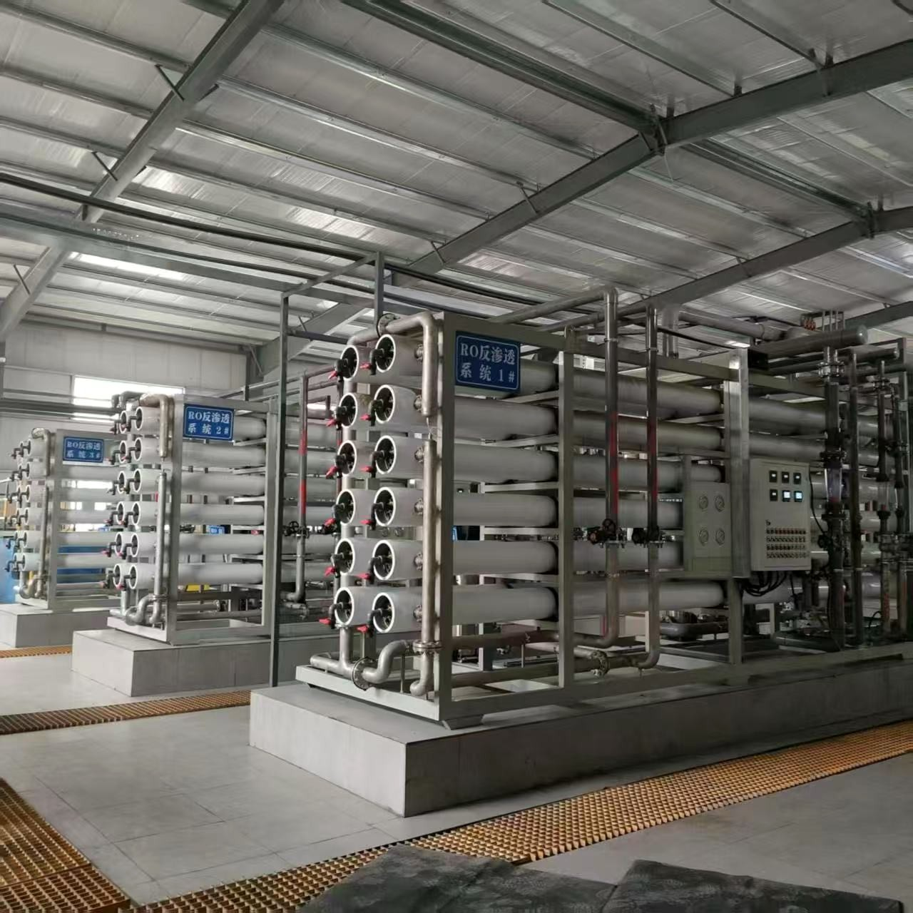Skid Mounted BWRO System with Modular Design High Efficiency Filtration and