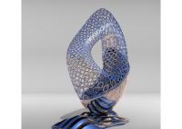 Sculpture extérieure abstraite en voiliers d'acier inoxydable de la décoration 316