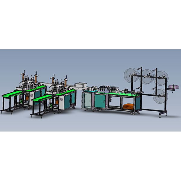 Duable Ultrasonic Blank Face Mask Making Machine Alumium Alloy Frame