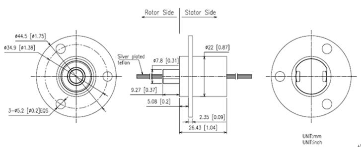 Mini Slip Ring 240 VAC 12 цепей 2A 300 оборотов в минуту, независимый дизайн патент