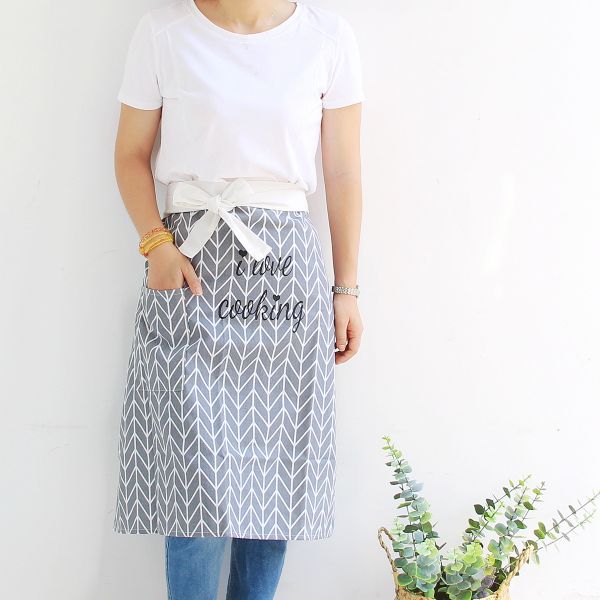 Wait Staff Uniform Type Custom Coffee Bar Restaurant Chef Waiter Server Waist Apron