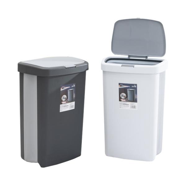 Large Capacity Folding Bin Household Commercial Plastic Kitchen Storage Bin Waste Bin with Swing Lid