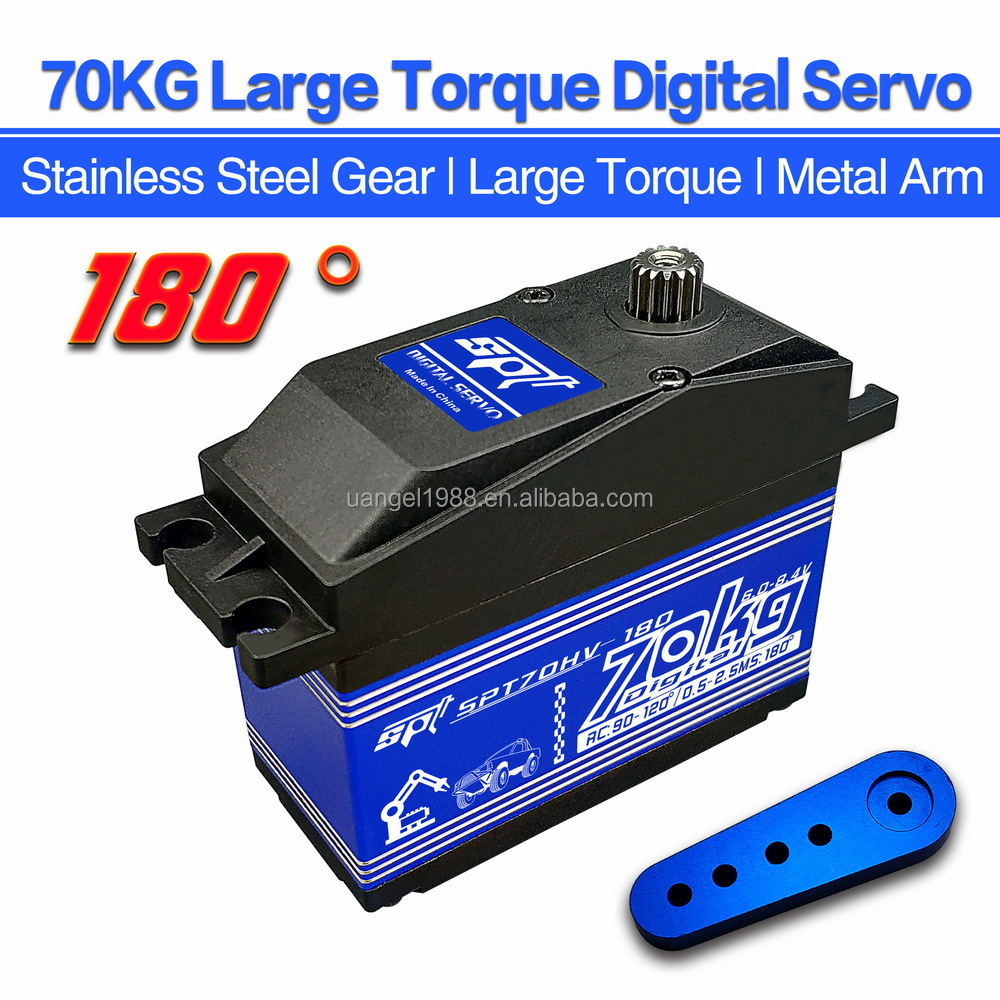 SPT70HV Kg Metal Gear High Speed Large Torque Digital Servo For Robot Arm 1:5 X-MAXX ARRMA KRATON BAJA RC Car