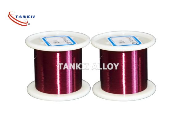 Rohs certificou a cor vermelha pura do fio 0.025mm do níquel Ni200 do revestimento esmaltado