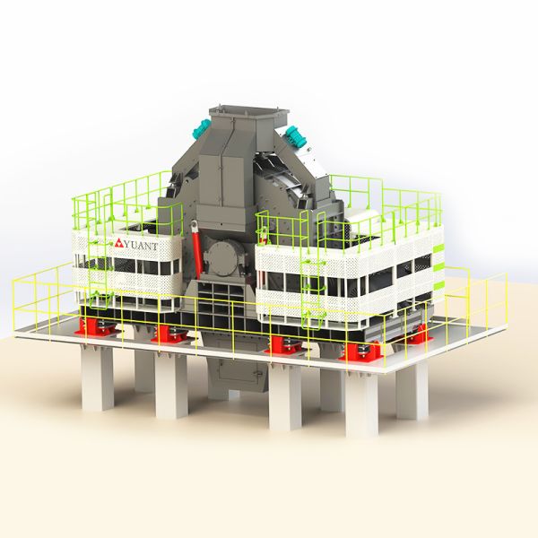 400-600t/H High Output Horizontal Shaft Impactor Crushing Machine PWS4010