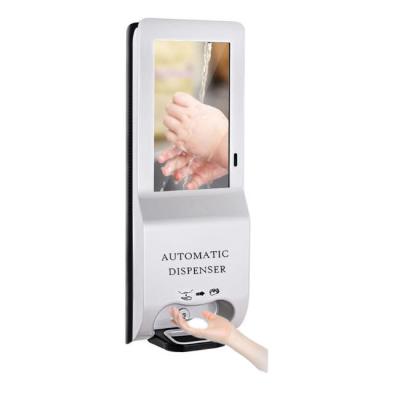 22inch Indoor Sensor Sanitizer Dispenser LCD Advertising Display Hand Sanitizing LCD Digital Signage