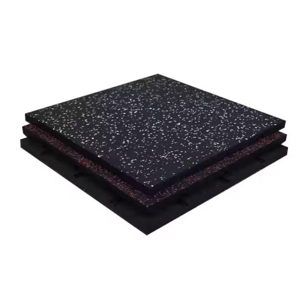 Anti Slip Outdoor Rubber Flooring Weatherproof Easy Clean 60-70 ShoreA
