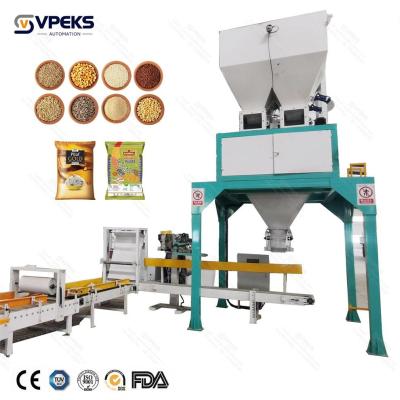 Rice Bag Packing Machine / Maize Flour Packaging Machine / Fish Meal Packing Machine
