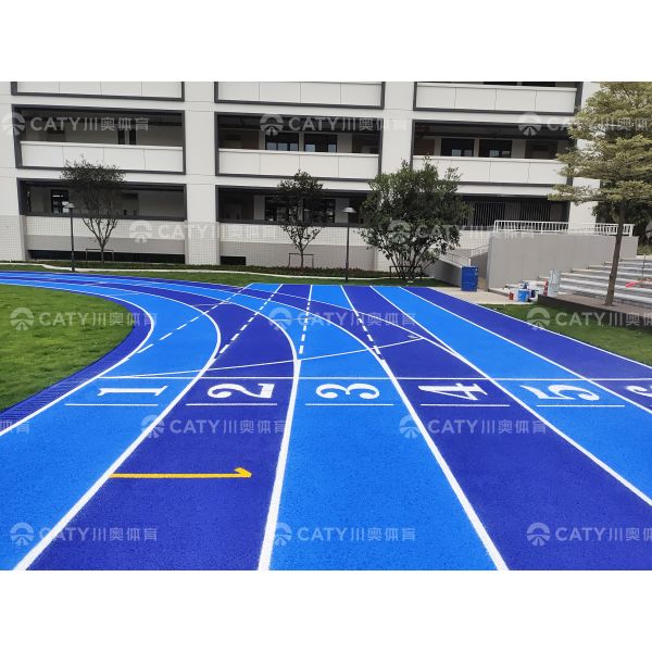 Wet Pour Rubber Crumb Play Area Rubber Running Track Sports Track Installation
