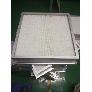 Mini-Pleated HEPA Air Filter with 1175x575x69mm Size, Less Than 200 Pa Initial Resistance and ULPA U15/U17 Standards for Cleanroom Terminal Filtration