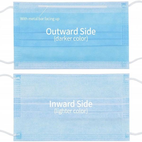 Non Woven Medical Disposable Mask Anti Droplet Transmission With Ear Loop