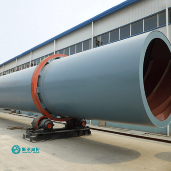 Rotary Drum Dryer for Biomass with 10%-15% Moisture Reduction for Wood Pellet & Briquette Production and Continuous Tightly Sealed Heat Exchange