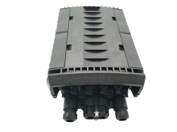 Caixa de distribuição meados de do cabo do período do cerco ótico dos portos do plástico 8 dos PP do preto IP68