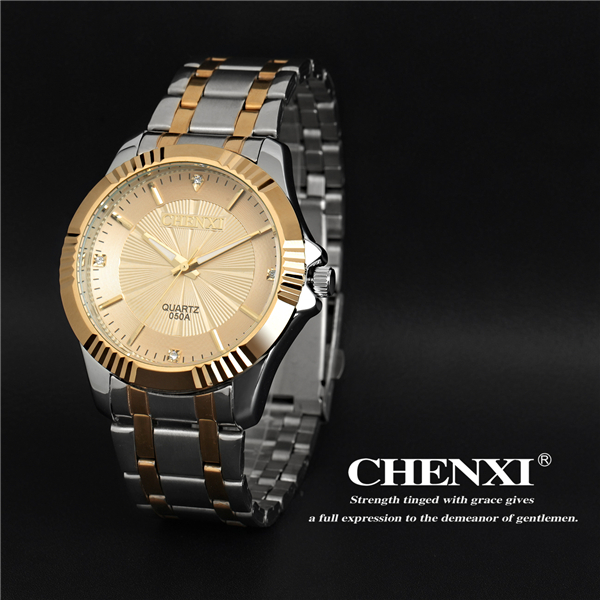 Rhinestone Watch Imitation Diamond Stainless Steel Strap Changable Rlx Quartz Mens Watches