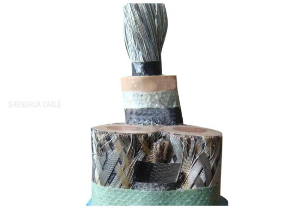 1.9 / 3.3 KV Mining Rubber Sheathed Cable , Screened EPR Insulation Cable