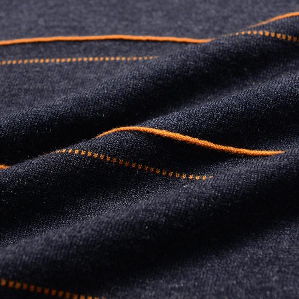 Pure Cashmere Men's Winter Knit Pullover Sweaters Business Style OEM Service