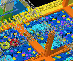 Мост твердой древесины гимнастической привлекательной потехи оборудования тренировки батута ексситинг