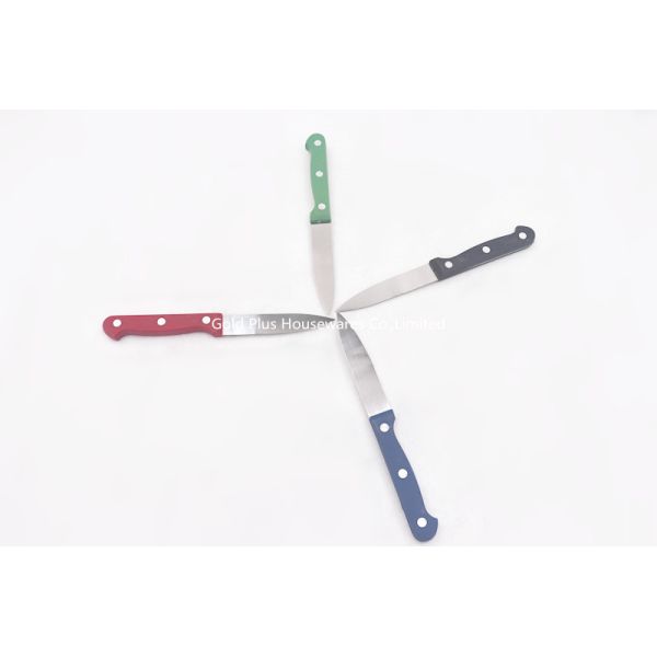 18g Kitchen paring and utility knife set multicolor small fruit knife stainless steel tofu cutting knife
