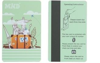 Os cartões de chave ultraleves 13.56mhz de Ev1 Rfid personalizaram o plástico impresso