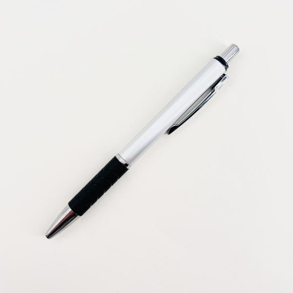 Non-slip Rubber Pen Grip Aluminum Ballpoint Pen Lightweight Colorful Metal Ball Pen