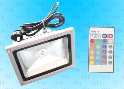 IP65 rated Outdoor RGB LED Flood Light 50 Watts With DMX512 Controller Colorful Lights