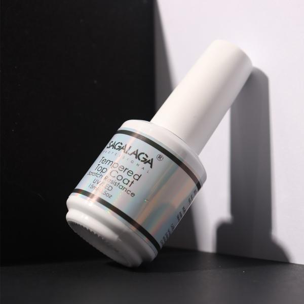 Long Lasting High Glossy Nail Gel Polish Super Shine Tempered Gel Top Coat for Nail Art Products