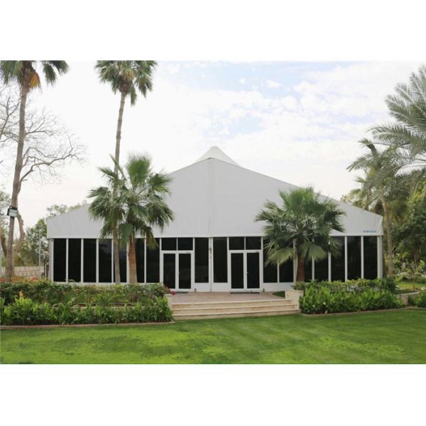 100% Full Space 20m*25m Modular Frame Concert Canopy Tent With Glass Wall