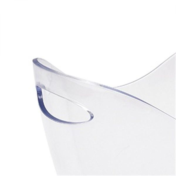 Modern Party Occasion LED Ice Bucket with RGB Colorful Lights and Clear Plastic Holder