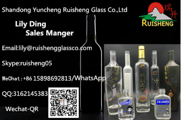 Clear Empty Hot Stamping Super Flint Glass Liquor Bottles with Cork 75cl Capacity 750ml