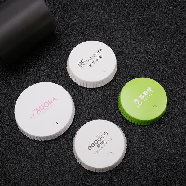 Customized Flexographic Printing 230 GSM 8.5 Cm Kraft Paper Cup Lid for Hotel Club Salon