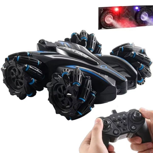 Ready-to-Go 4WD SUV Double Sided Stunt Drift Remote Control Car with Turn Left Function