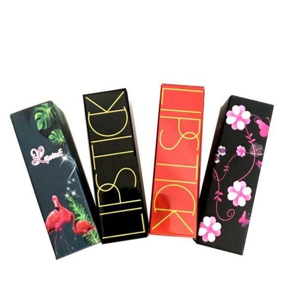 CMYK 4 color Custom Lip Gloss Packaging Box 350g C1S Material