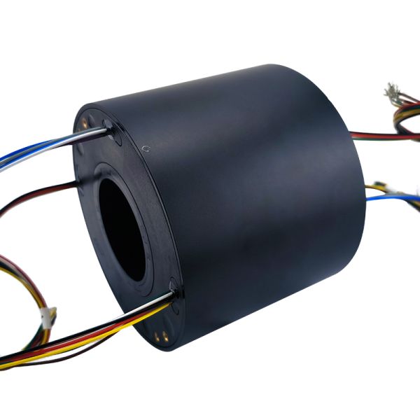 50 mm anneau de glissement creux à travers le trou anneau de glissement 18 circuits pour la production d'énergie éolienne