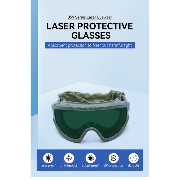 OEM ODM 1064nm Laser Safety Glasses Professional Headwear CO2 Protection Glasses IPL Laser Hair Removal Eye Protection Goggles OTG Over Glasses Anti Fog For Beauty Clinic Salon Spa Men Women Skin Care