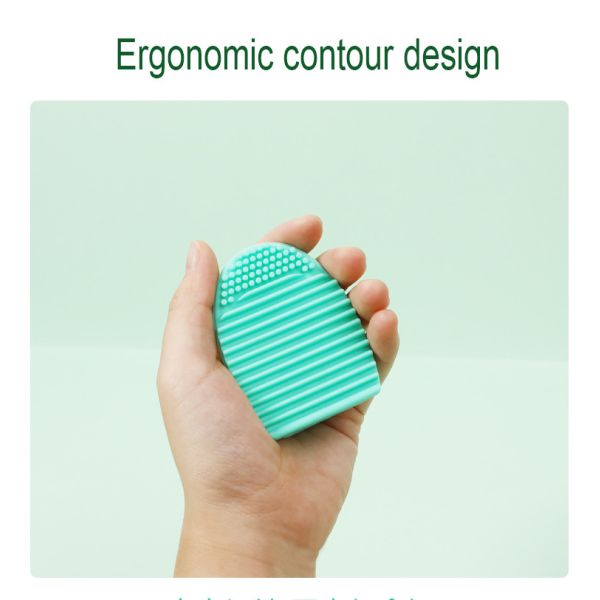 Перевозчик макияжа Eco силикона дружелюбный прокладывает пусковую площадку чистки щетки макияжа